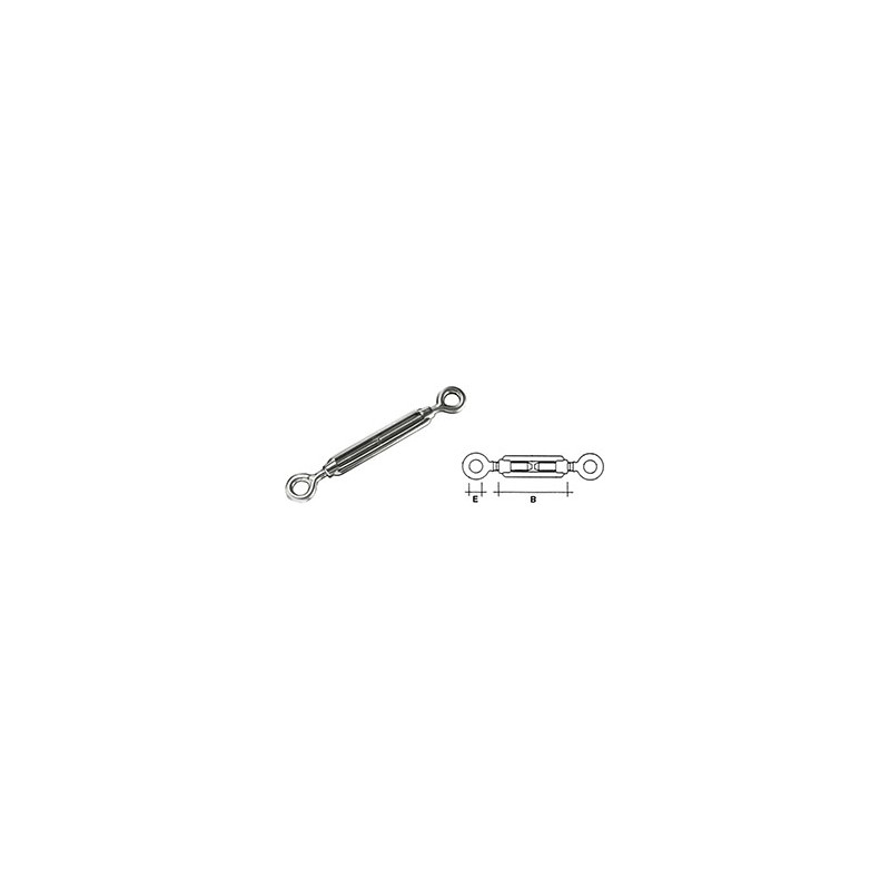 TENDITORI INOX MM. 6 2 OCCHI TENDITORI INOX MM. 6 2 OCCHI