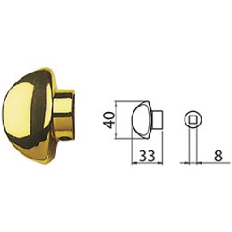 POMOLI PER LIMITATORE DI APERTURA Q.8 CROMOSAT