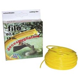 FILI PER DECESPUGLIATORI STELLARE GIALLO 3,0X 15 MT