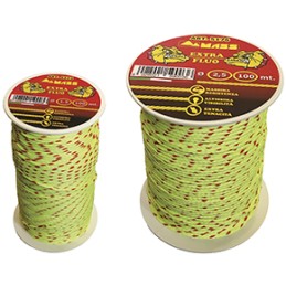 LIGNOLA NYLON MASS GIALLO/ROSSA EXTRA FLUO D1,5 MT.100