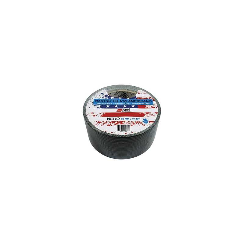 NASTRO AMERICANO NERO 50MM 25MT