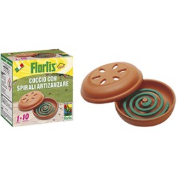 SPIRALI ANTIZAN.FLORTIS 10PZ+COCCIO