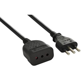 PROLUNGA ELETTRICA ELECTRALINE LINEARE 10A 3 METRI NERO