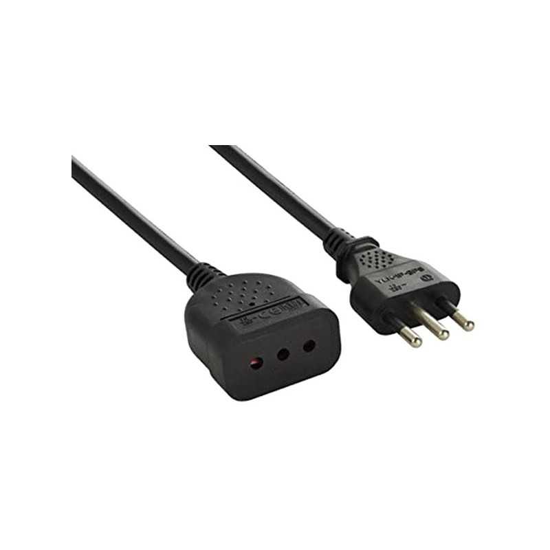 PROLUNGA ELETTRICA ELECTRALINE LINEARE 10A 3 METRI NERO