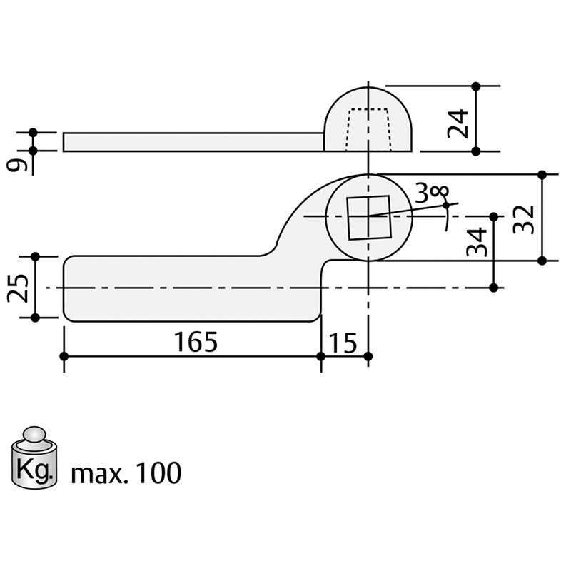 BRACCIO MAB INFERIORE DX NICHEL AC1