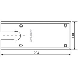 PIASTRA MAB A PAVIMENTO AC534 INOX