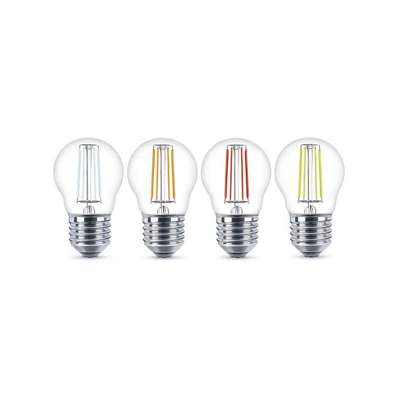 LAMP.NOVA WIRE SFERA ROSSA E27 4W