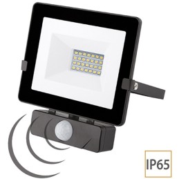 PROIET.LED NOVA C/SENSORE NERI 20W