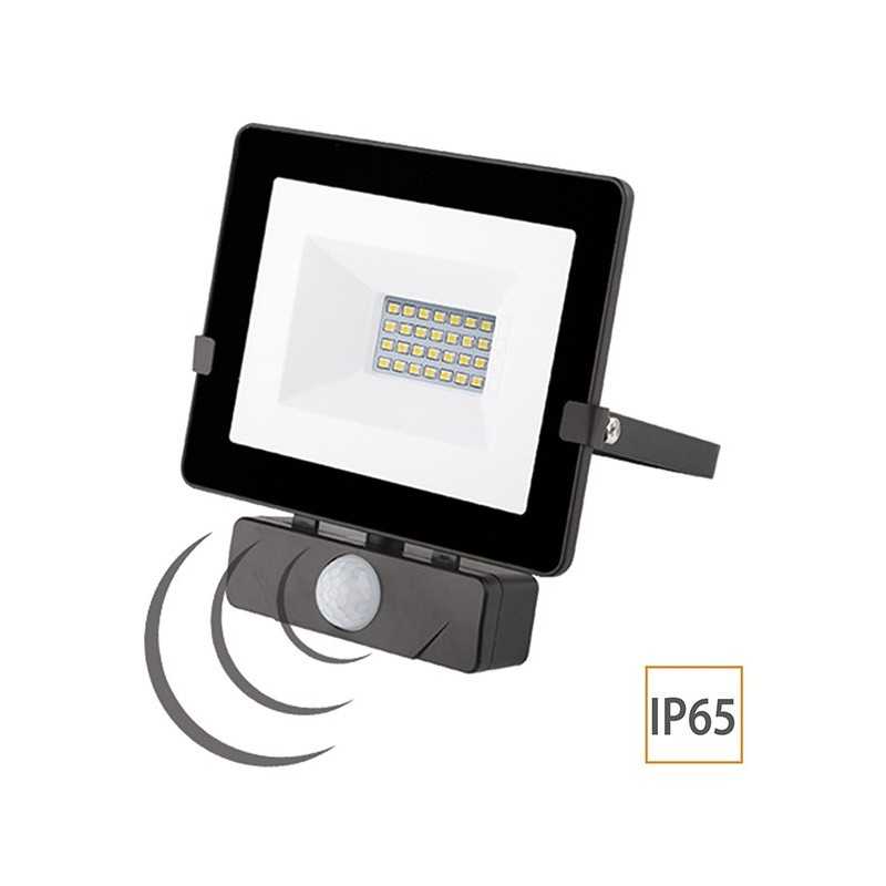 PROIET.LED NOVA C/SENSORE NERI 20W