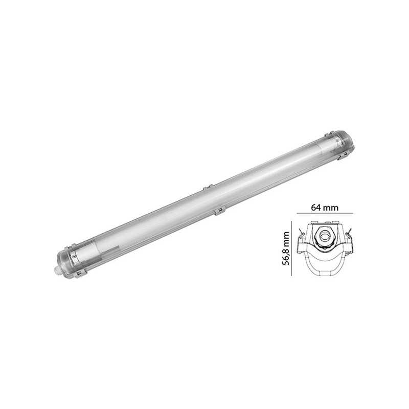 PLAFONIERE NOVA X TUBO LED 1X150