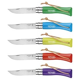 COLTELLI OPINEL VIROBLOC LACCIO MANICO COLORATO