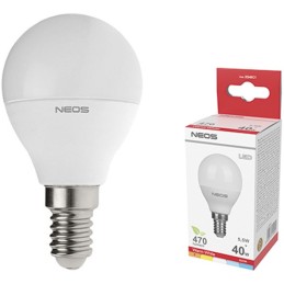 LAMP.NEOS LED SFERA E14 3000 5,5W