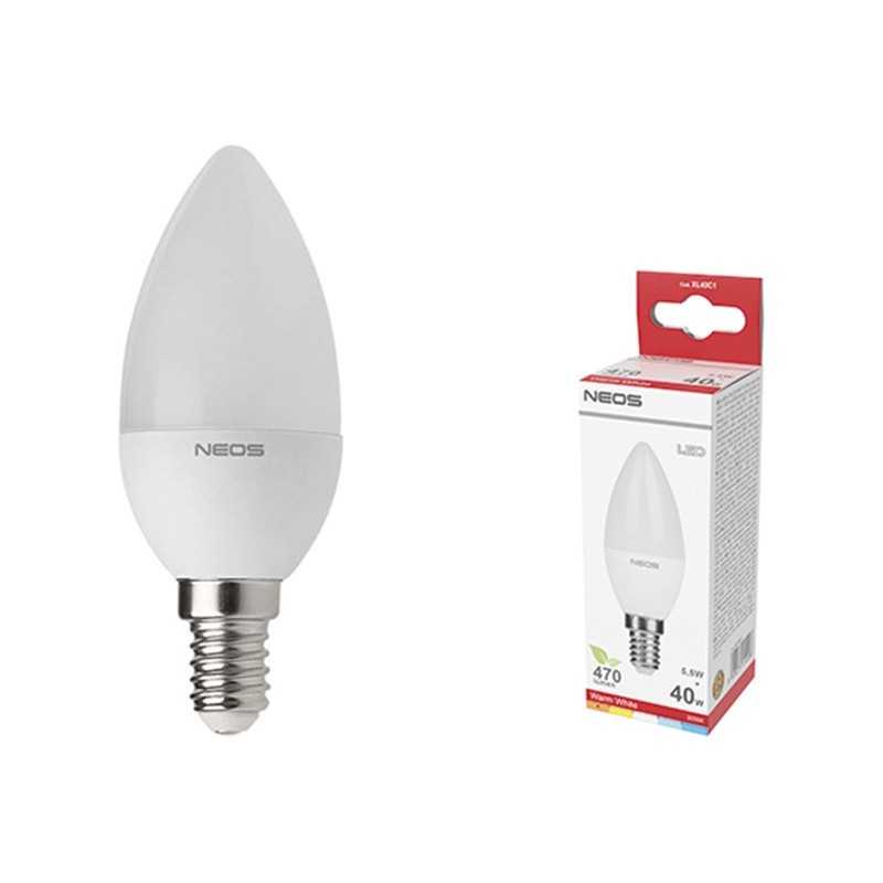 LAMP.NEOS LED OLIVA E14 3000 5,5W