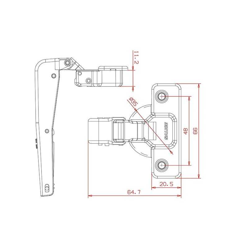 CERNIERE SALICE CONTROCO C2ABN99AC