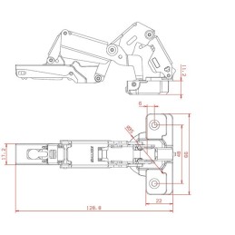 CERNIERE SALICE 165 C0 C2AFA