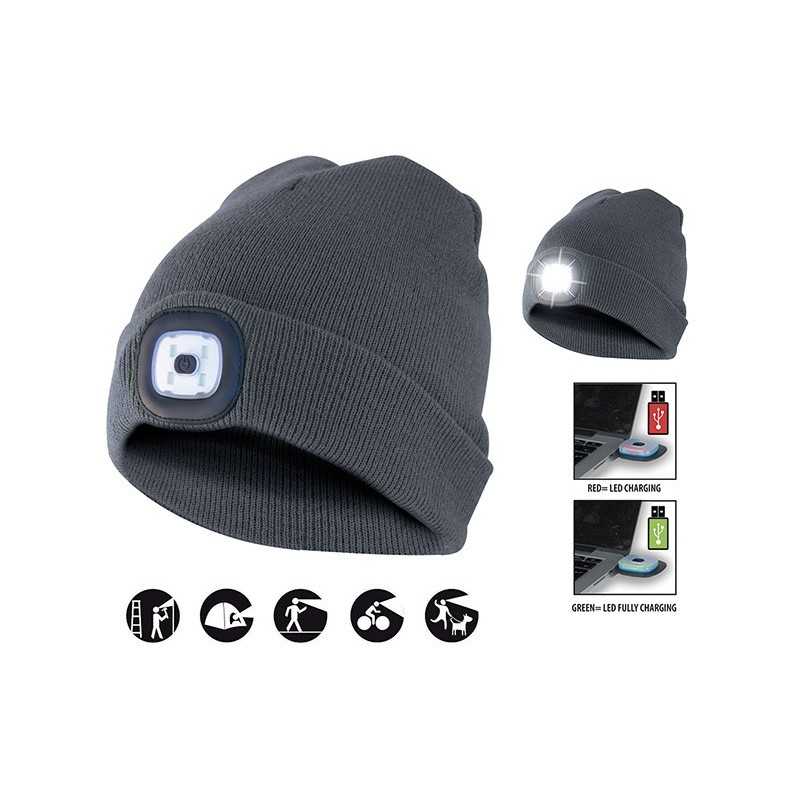 CAPPELLO VELAMP GRIGIO LUCE LED