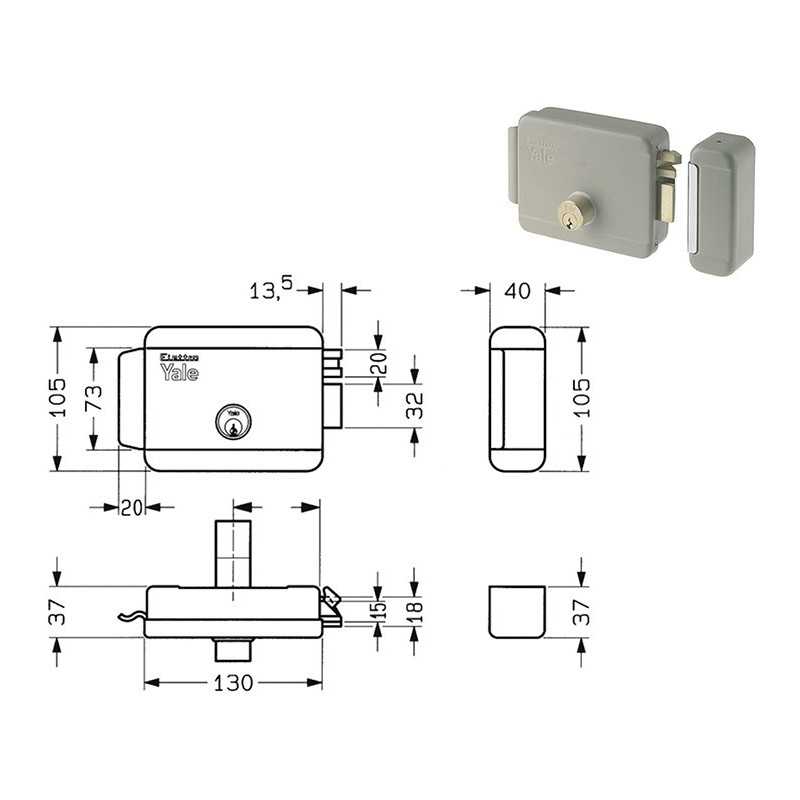 SERRATURE ELETTRICHE YALE 680