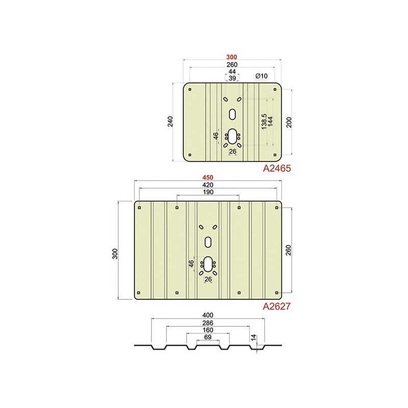 RINFORZO GRECATO DISEC A2465 PER BASCULANTE