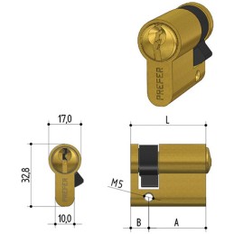 CILINDRI PREFER 6A00.2210 MM.32 SAGOMATO