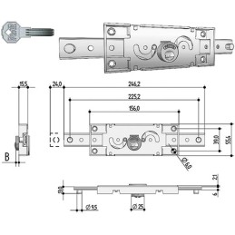 SERRATURE PREFER ART.S211 CILINDRO SICUREZZA