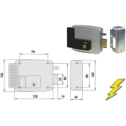 ELETTROSERRATURE CISA ART.11921 APERTURA ESTERNA