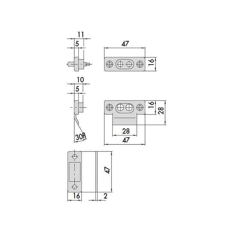 COPPIA CONTATTI CISA ART.06510