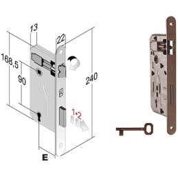 SERRATURE BONAITI PATENT GRANDE ART.40