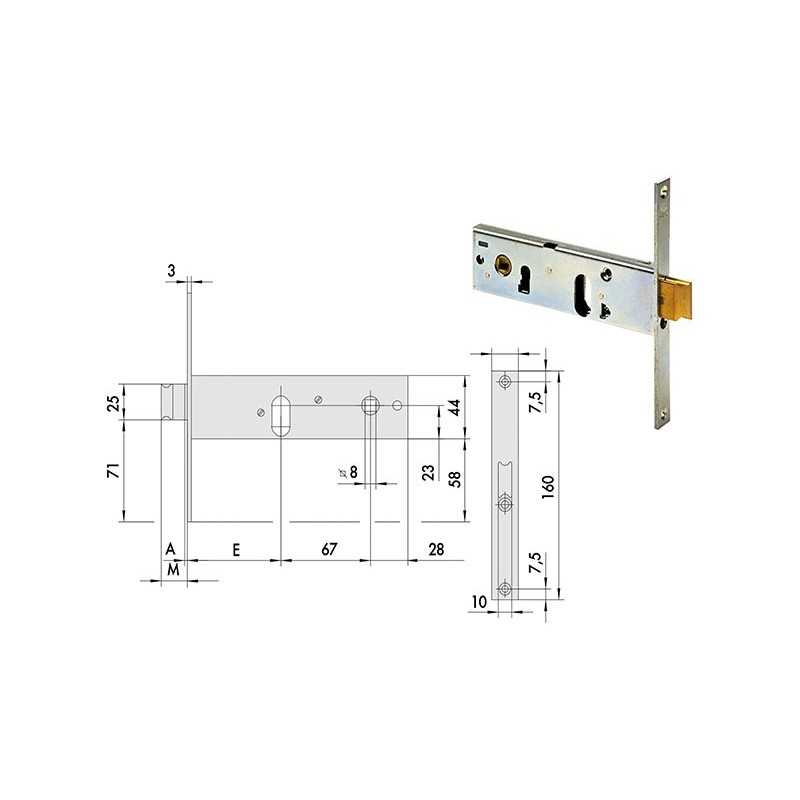 SERRATURE CISA ART.44150