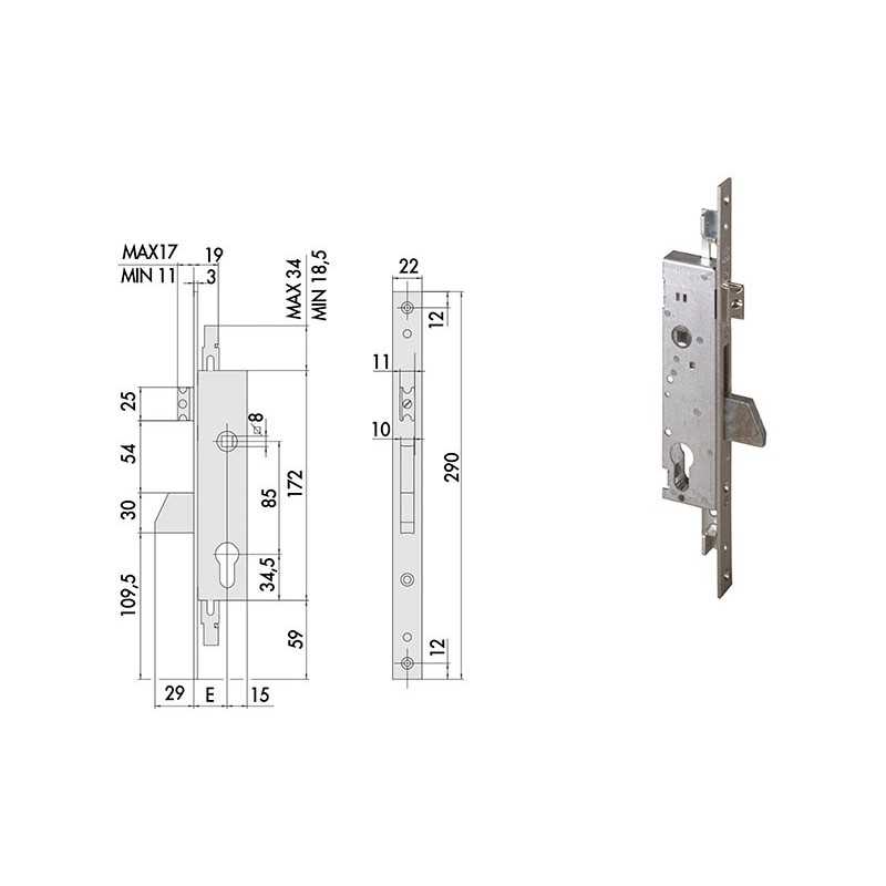 SERRATURE CISA ART.46225