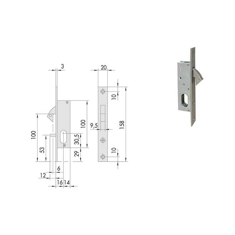 SERR.CISA INF X MONTANTI 45010.16