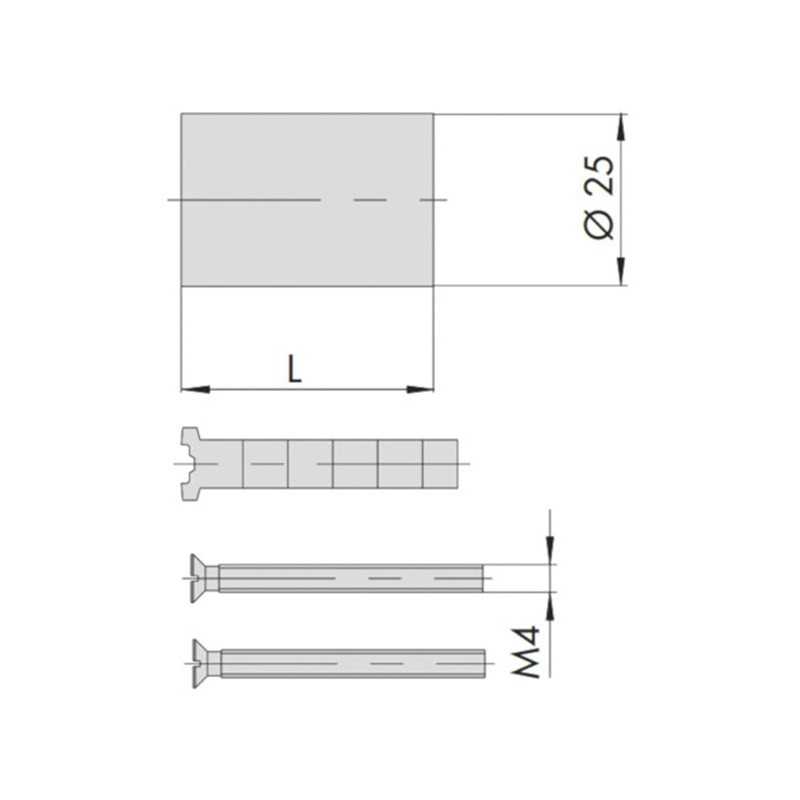 PROLUNGHE CISA ART.7165 MM. 90 7165.03