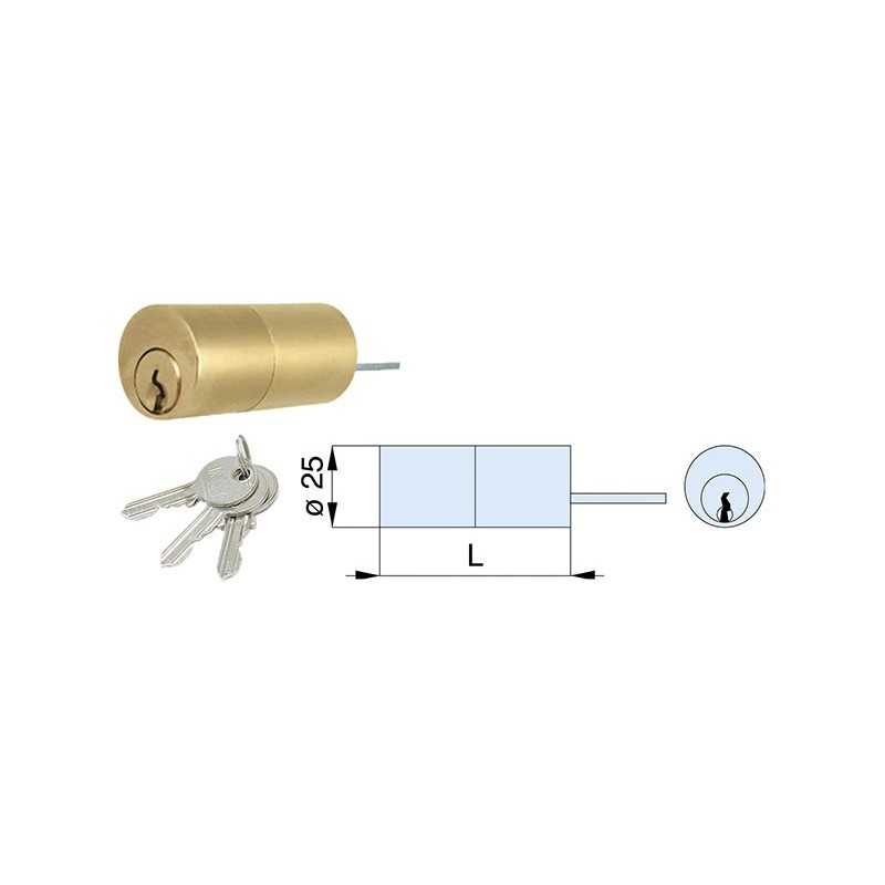 CILINDRI MG 012500 TONDO FISSO MM50