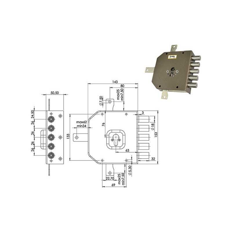 SERRATURE MOIA A455 QUINT 5