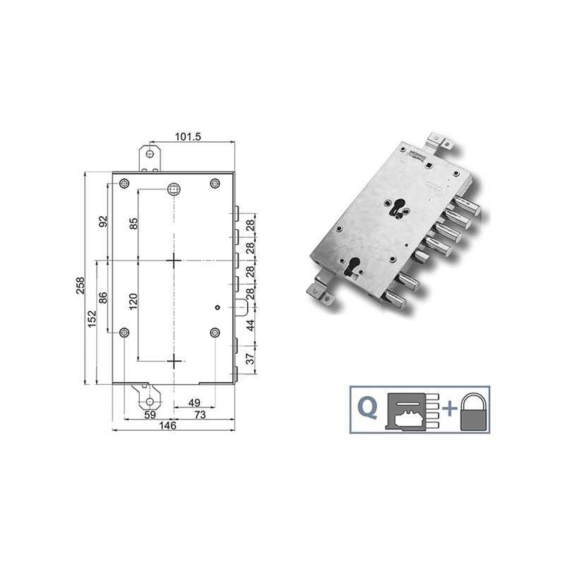 SERRATURE MOTTURA PORTE BLINDATE 8984595