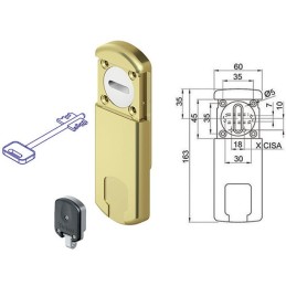 PROTEZIONE MAGNETICA DISEC MG410-4WDM
