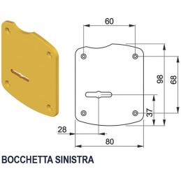 BOCCHETTA ASIMMETRICA DISEC A1964