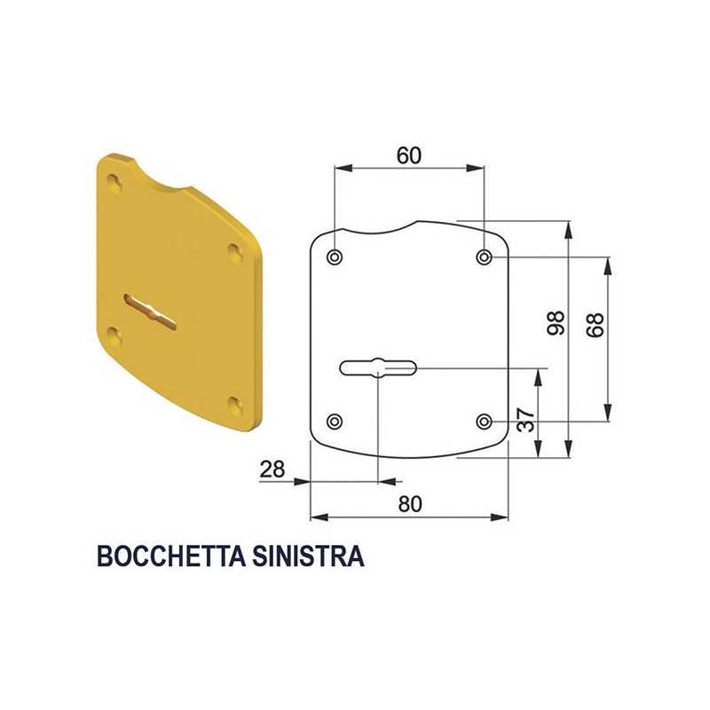 BOCCHETTA ASIMMETRICA DISEC A1964