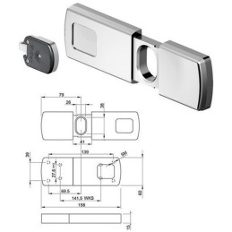 DEFENDER MAGNETICO DISEC MG740 PER SERRANDA