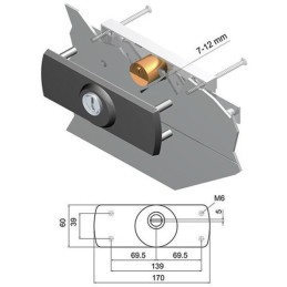 PROTEZIONE DISEC DN24PST PER SERRANDA
