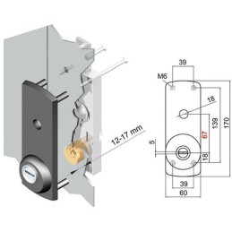 PROTEZIONE DISEC DN42PST PER BASCULANTE