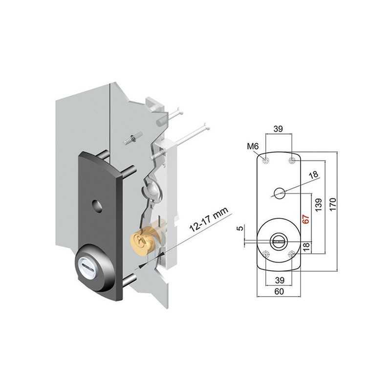 DEFENDER DISEC DN24PST PER BASCULANTE