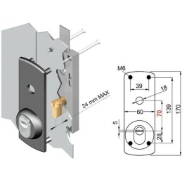 PROTEZIONE DISEC DN130PD1 PER BASCULANTE