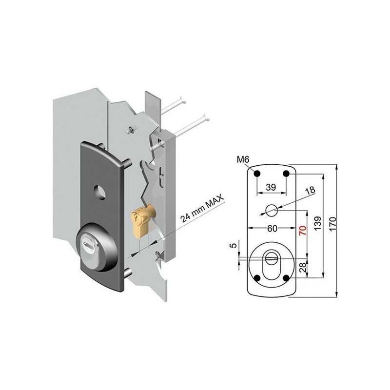 DEFENDER DISEC DN130PD1 PER BASCULANTE