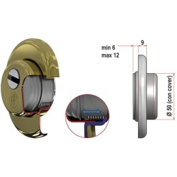 PROTEZIONE AZZI F23 A MOLLA REGOL. 6-12MM X ATRA