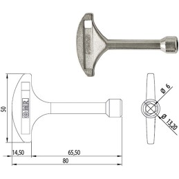 CHIAVI TRIANGOLARI T6 OMR SCHD05750