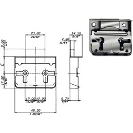 SERRATURE PER MOBILI MERONI M42 E20