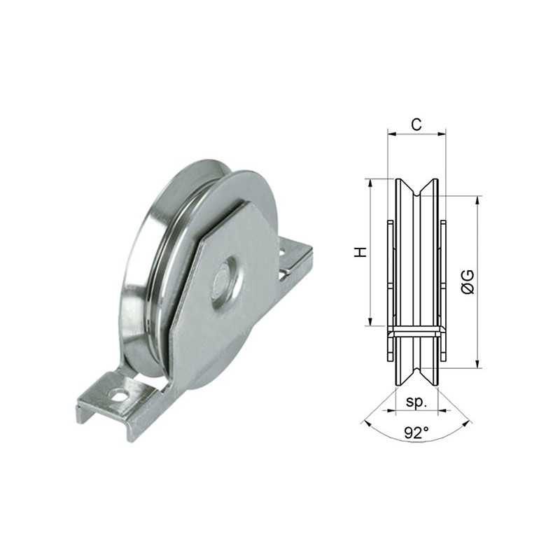 RUOTE COMBI 426 SUP.IN.GOLA Y D. 80