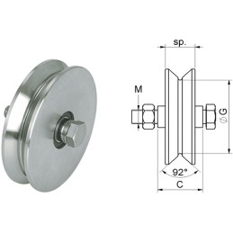 RUOTE COMBI 406 X CANC. GOLA Y D.160