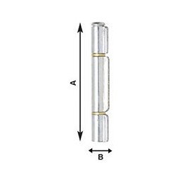 CERNIERE INOX 3 ALI SALD.1229 CM.14