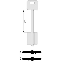 CHIAVI CISA DOPPIA MAPPA 00120/2